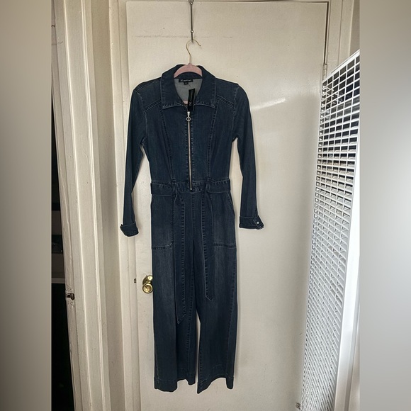 INC denim jumpsuit - Picture 2 of 2